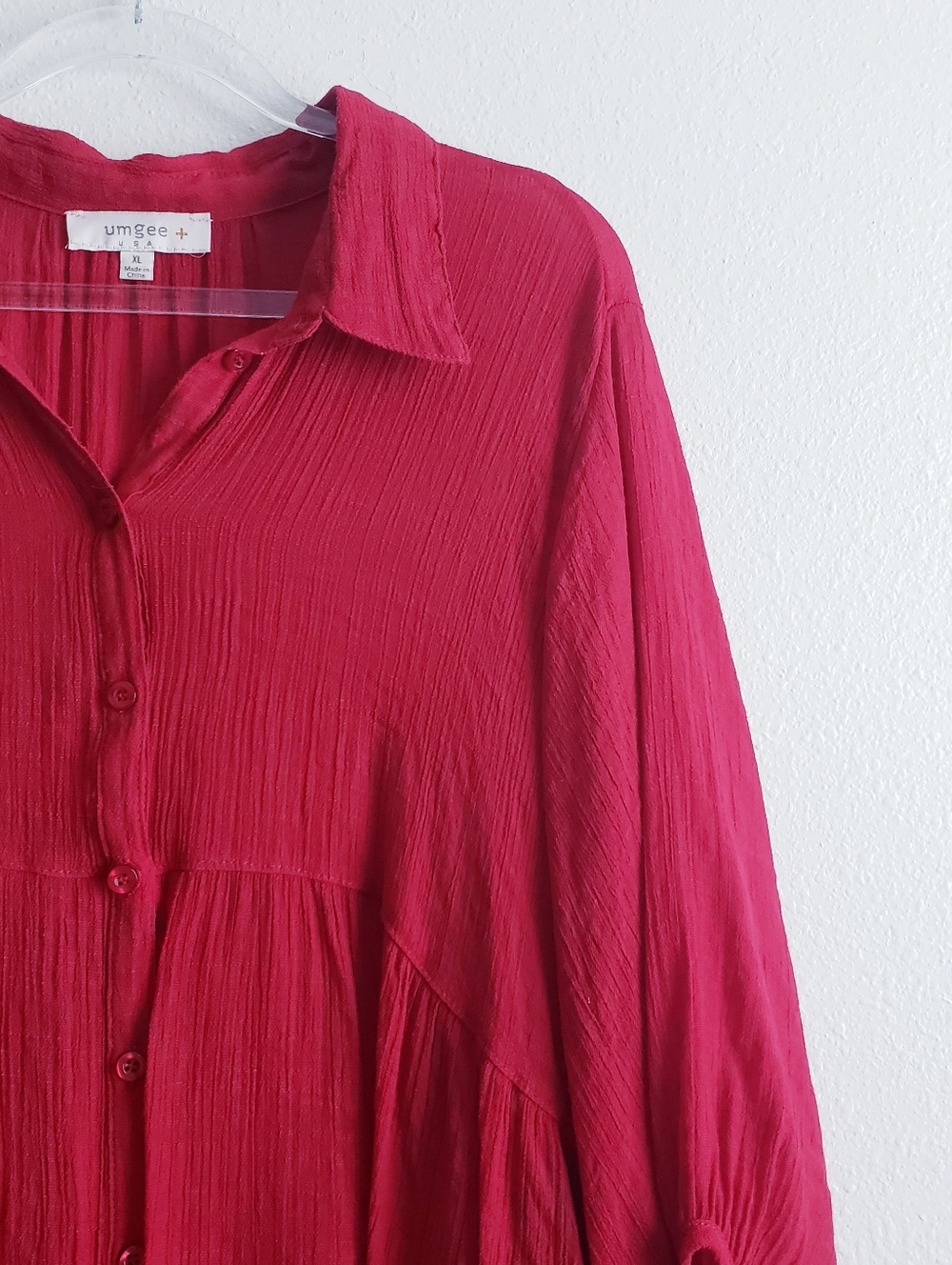 Umgee Pamala 1/2 Sleeve Swing Blouse - Picture 4 of 8